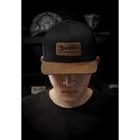 Nón kết lưỡi hiphop mỏ da lộn - mũ snapback kaki phối mỏ phong cách thể thao Nam