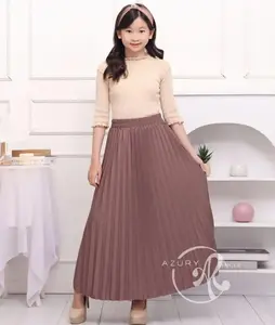 Rok Plisket Anak Premium Tebal A-Line Fashion