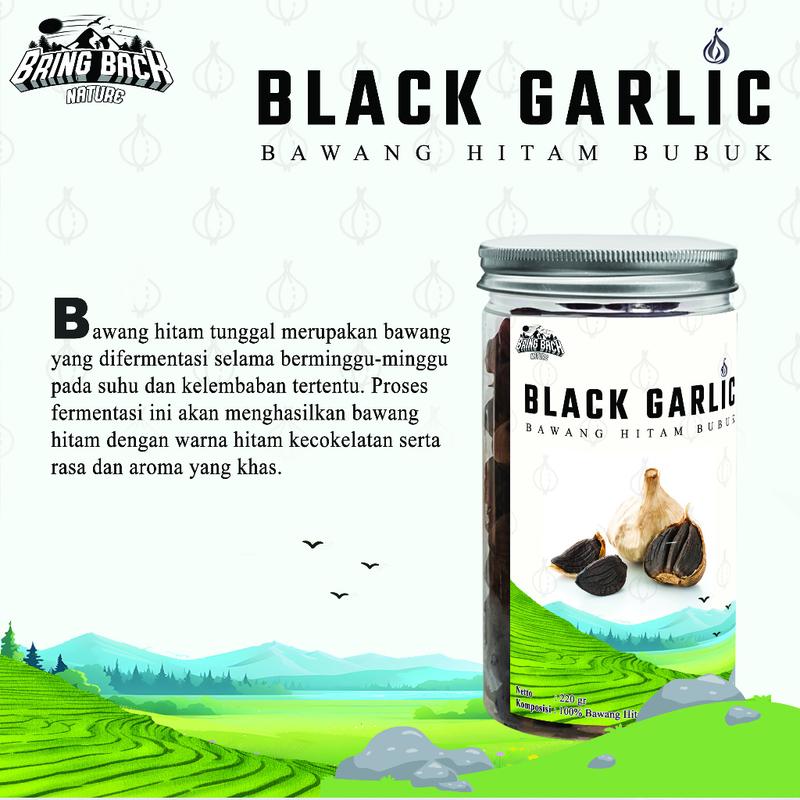 BAWANG TUNGGAL HITAM 250gr HERBAL TURUN TEMURUN / BAWANG HITAM TUNGGAL LANANG KUALITAS PREMIUM  ALAMI / BLACK GARLIC / BLACK SOLO GARLIC 3