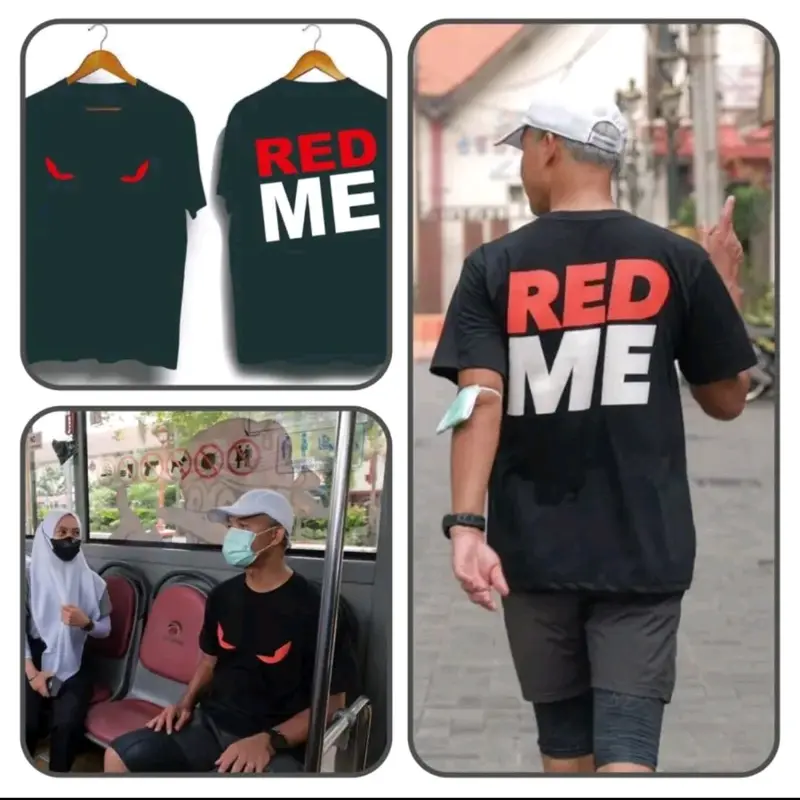 kaos tshirt baju RED ME lagi viral 0
