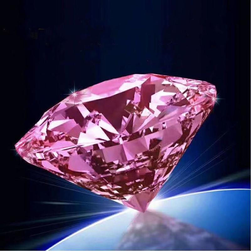 Product Introduction of Super Large Collector's Pink Moissanite 85 Carat Imported from America Moissanite Craft Loose Stone Octagon Shape 0