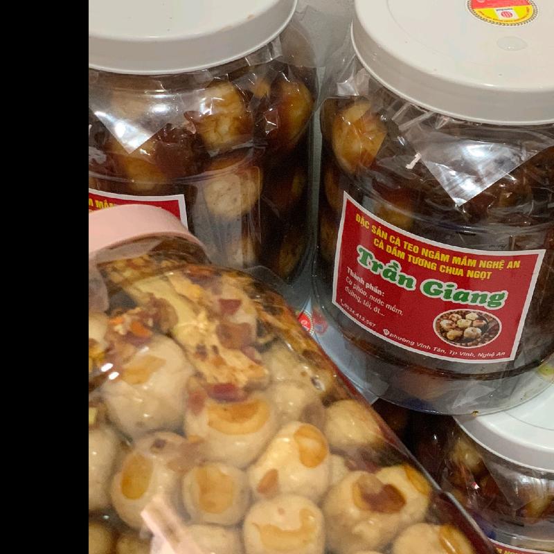 Đặc sản Cà teo ngâm mắm xứ Nghệ Trần Giang loại dòn ngon đặc biệt 1kg - vừa ăn 2