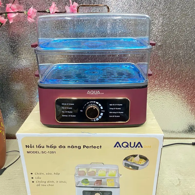 Nồi hấp đa năng, nồi hấp 2 tầng, nồi lẩu hấp cách thủy, nồi hấp giá rẻ Nồi Điện Nồi Lẩu Điện Nồi Điện Nồi Lẩu Điện. Mua nồi hấp tặng thần tài giá không đổi 1