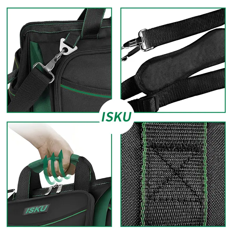 【new type】 Toolbag 16-20 inch Kain Oxford Tebal Tas Alat Perkakas Kuat Tas Perkakas Toolkit Toolbox 16 Inch 8