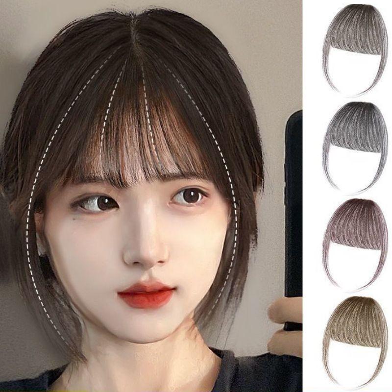 Tóc giả mái thưa ngắn phong cách Hàn Quốc AAA iLita hàng dệt tay cao cấp tự nhiên như tóc thật