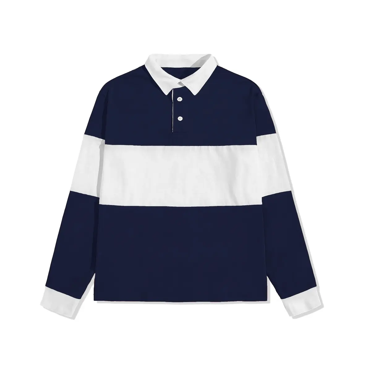 Kaos Baju Polo Kerah Oversize Polo Shirt Pria dan Wanita Crew Neck Panjang