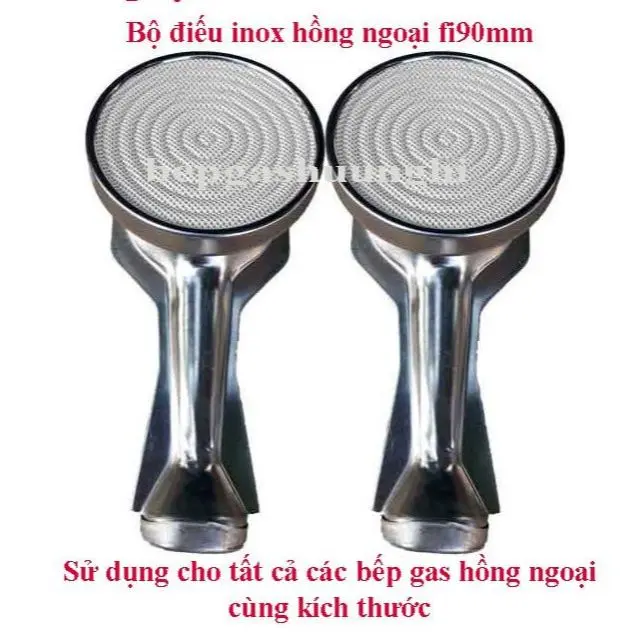 Điếu bếp gas Hồng Ngoại Tiết kiệm gas - Điếu dài 19,5cm, Gốm sứ 9cm +Tặng pas gắn + Vít Thay thế cho các bếp gas cùng kích thước 4