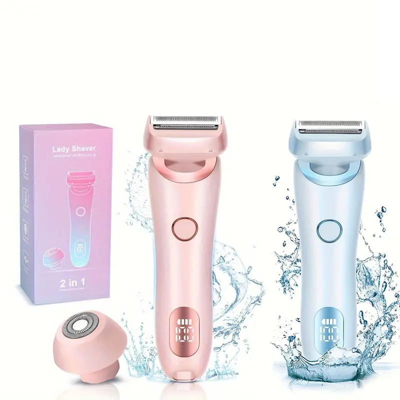 Electric Women's Shaver, 1 Count USB Rechargeable Washable Hair Removal Tool with Accessories, Wet and Dry Use Hair Removal Machine for Full Body Hair Removal 0