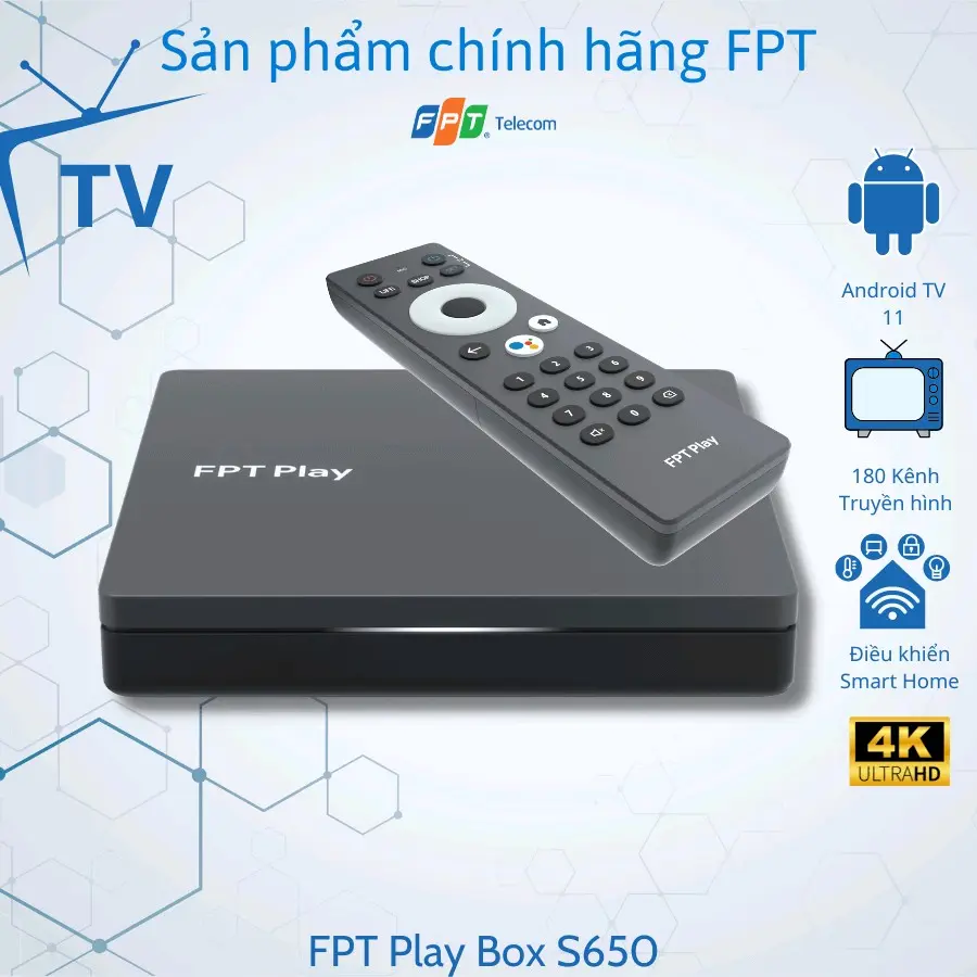 FPT Play Box 650 tích hợp giọng nói