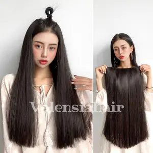 Valensia Hair - Wig Rambut Wanita Hairclip Rambut Palsu Model Lurus Panjang Style Korea
