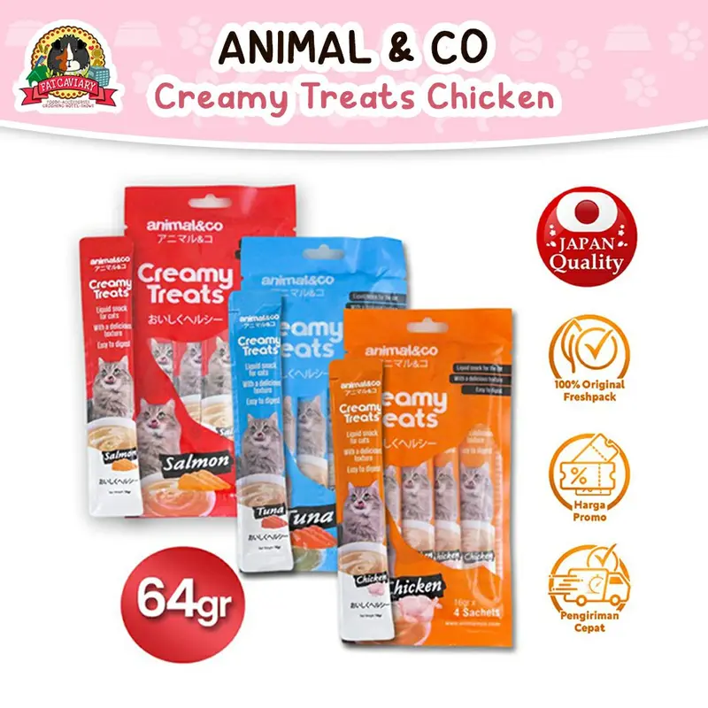 Animal&Co Creamy Treats 16gr X 4 sachets 0