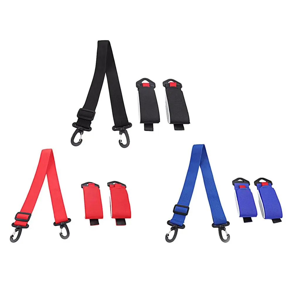 Ski Carrier Strap Wear Resistant Men Women Adult Teens Nylon Handle Strap for Skateboarding Outdoor Sports Winter Ski Accessory