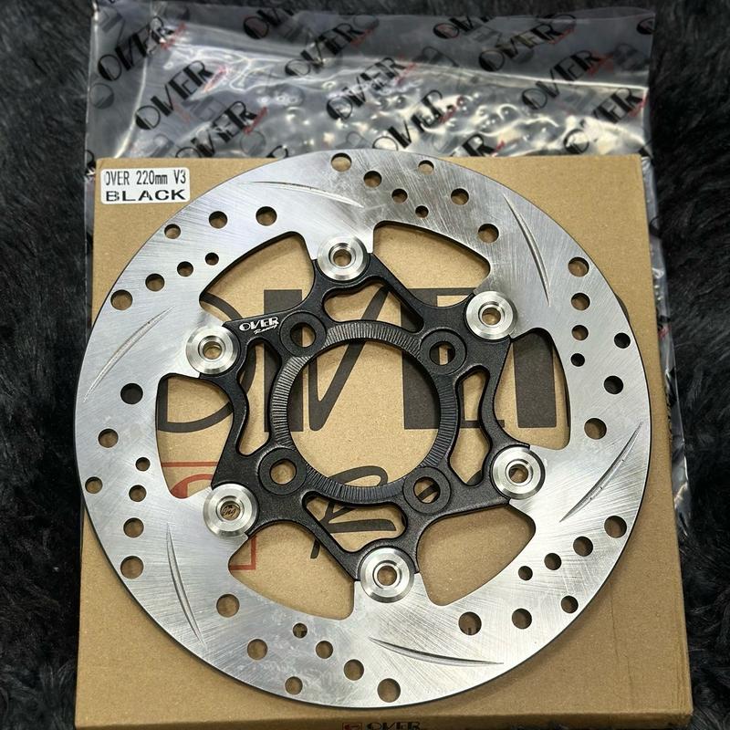 Đĩa thắng Over Racing sz 220mm 6 khoen inox 304 ép thuỷ lực chính hãng