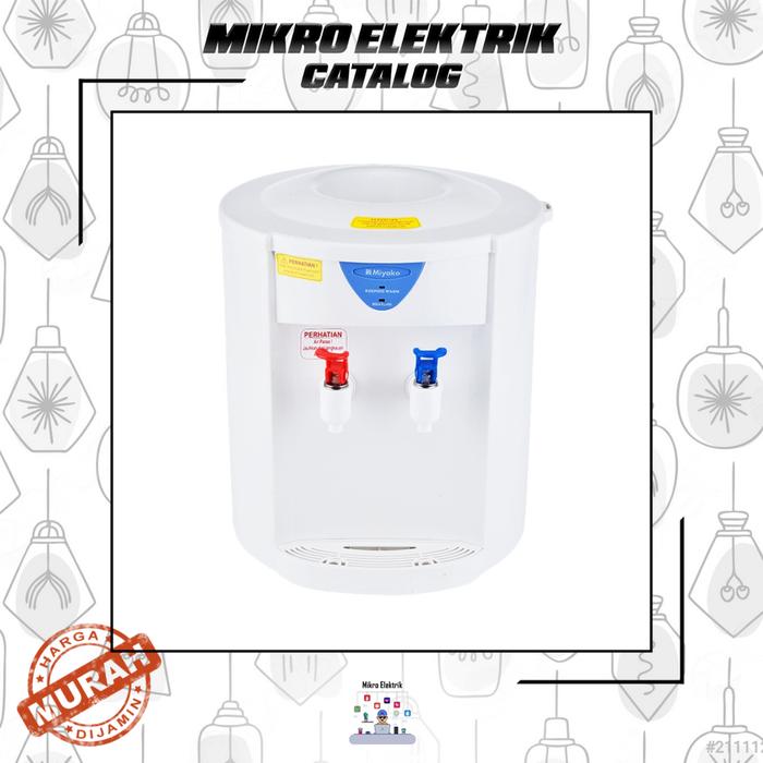 Gambar MIYAKO WD-186 H Dispenser Air Minum Hot-Normal / WD-186H Murah Stainless Water dari Mikro Elektrik Kota Depok Tokopedia