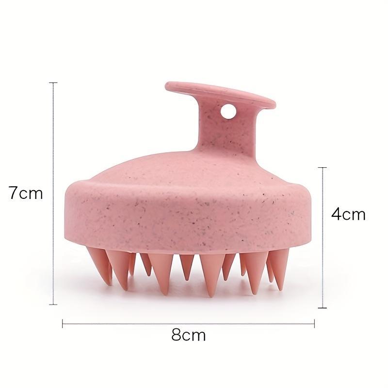 Hair Scalp Massage Brush, 1 Count Soft Silicone Hair Scalp Massager, Multifunctional Exfoliating Hair Brush for Home Dormitory Hotel Salon 2