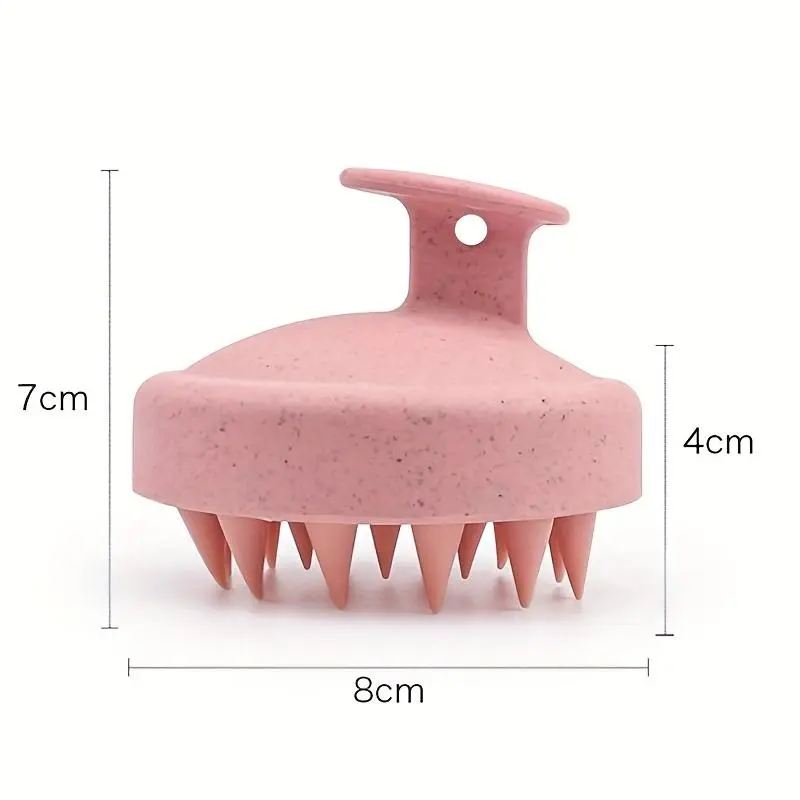 Hair Scalp Massage Brush, 1 Count Soft Silicone Hair Scalp Massager, Multifunctional Exfoliating Hair Brush for Home Dormitory Hotel Salon 2