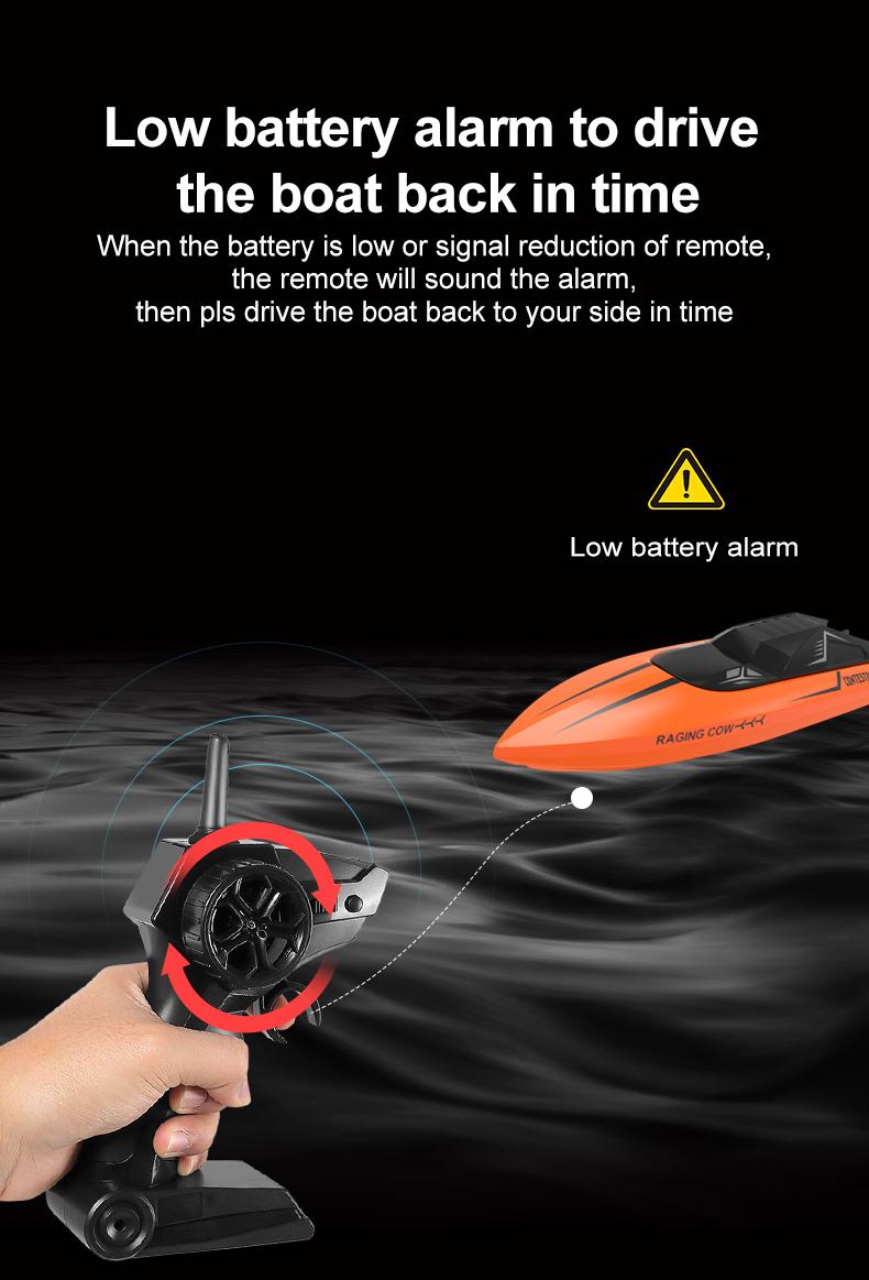 Product Introduction of BGTOY RC Boat 2.4G Radio Remote Control Boat High Speed Speedboat Waterproof Electric Toys For Kids Boy Christmas Birthday Gifts 14
