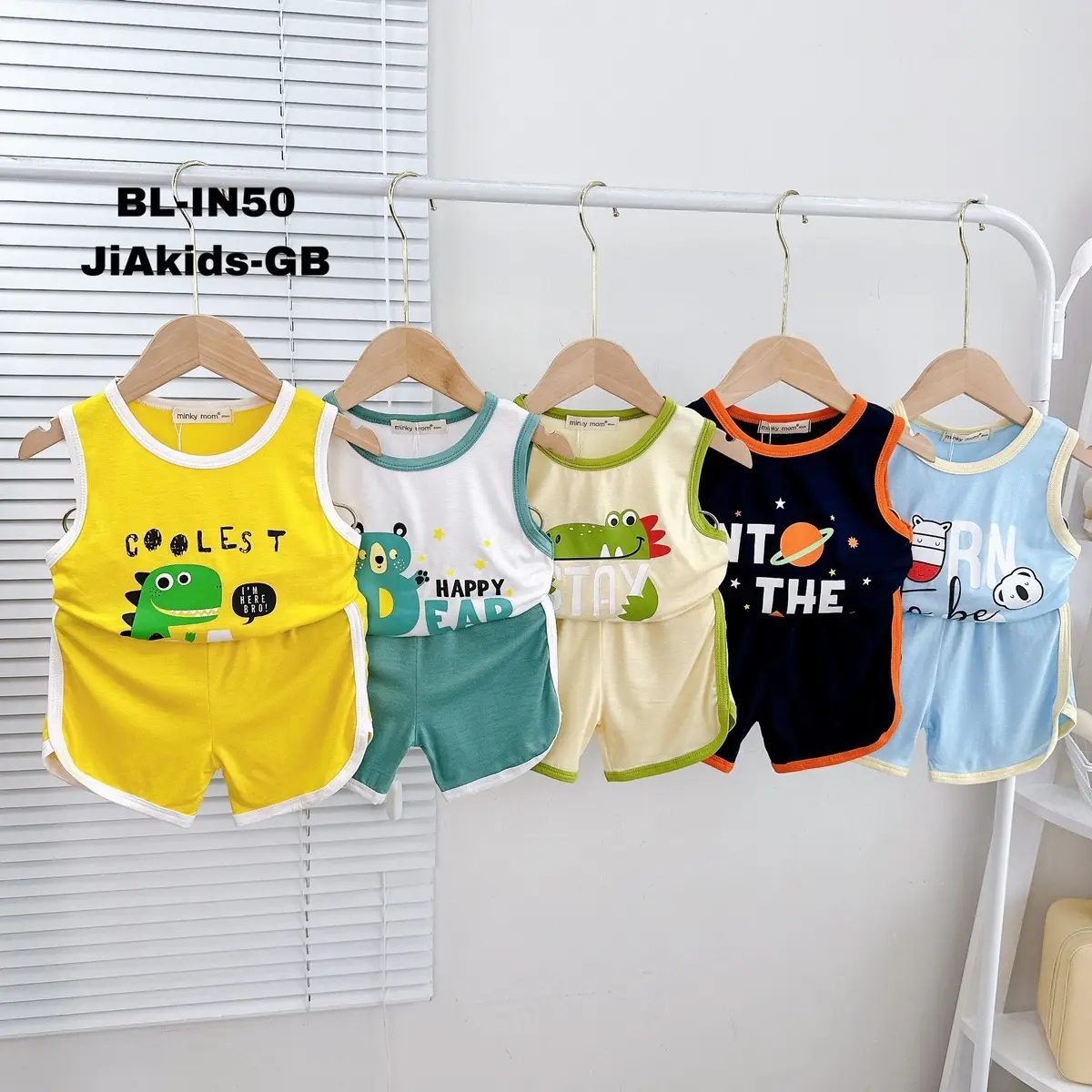 [ FREE SHIP ]áo ba lỗ , quần ngắn Minky Mom Chất Thun Lạnh In Hoạ Tiết ...Dễ Thương Cho Bé Trai - Bé Gái ( BL-IN 48 )