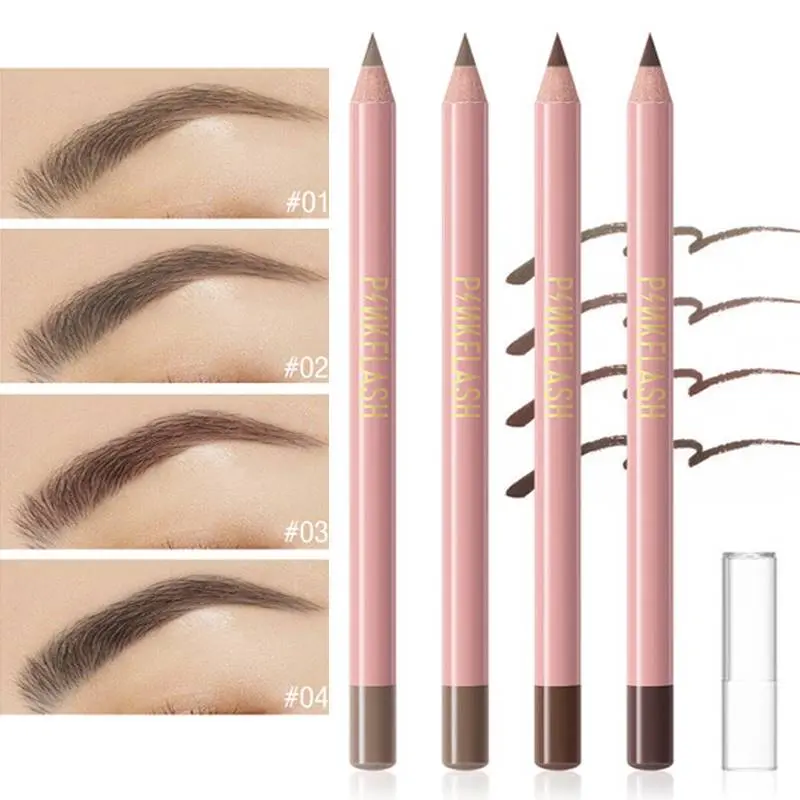 PINKFLASH Chì kẻ mày mềm bền không thấm nước phong cách cổ điển 10g Trang Điểm Cosmetic Nữ 5