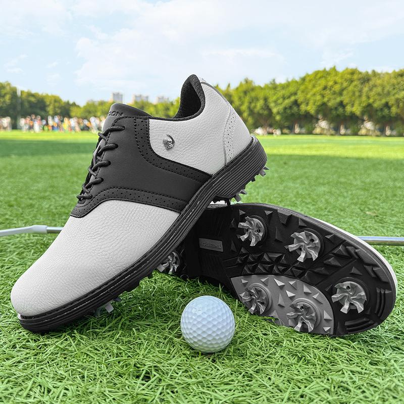Product Introduction of Professional Golf Shoes Men Spikes Golf Sneakers Outdoor Walking Footwears Non-slip Grass Golf Training Shoes 10