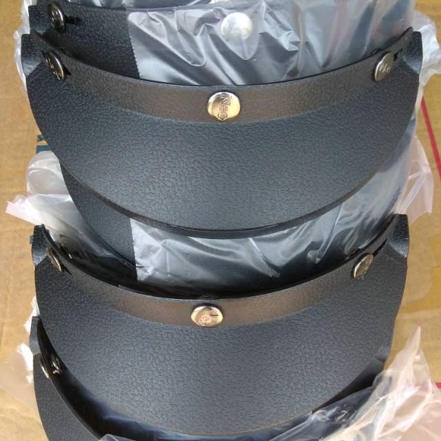 Ped Topi Helm Retro Bogo Klasik Pet ped jeruk ped pendek + ped glosy termurah 3