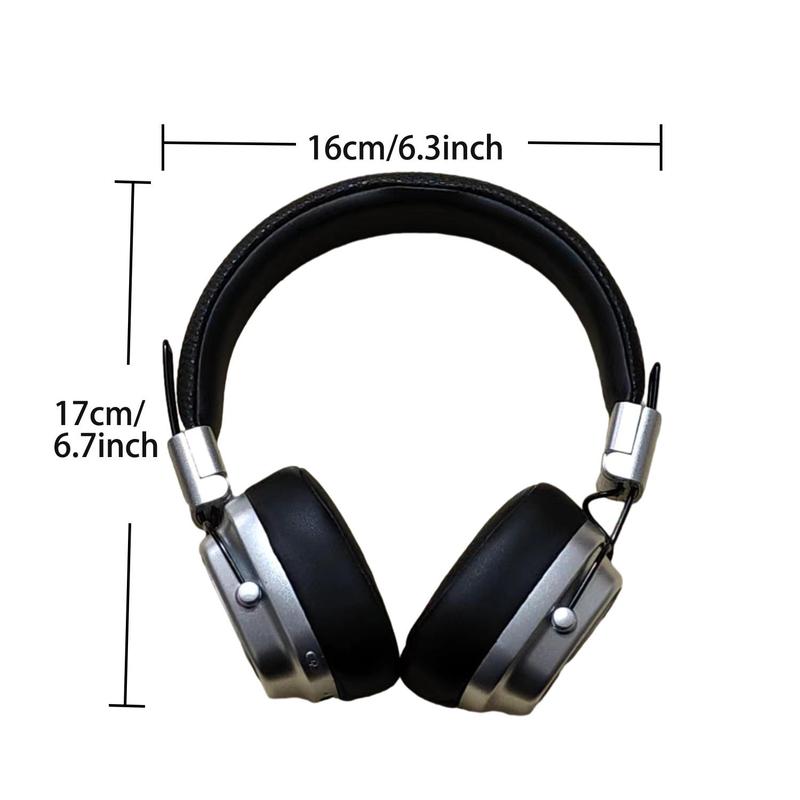 Wireless Over-Ear Headphones, BT5.3 Wireless Headphones, Bluetooth-compatible Fashionable Headphones for Gaming, Travel, Home, Office 1