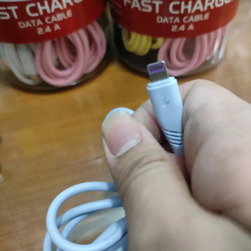 [DAPAT 15 PCS] FREE TOPLES KABEL DATA CAS WARNA CAMPUR android Aksesoris Charger Handphone Panjang 3