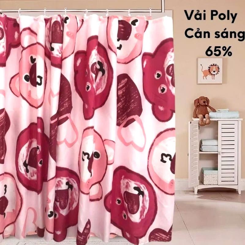 RIDO Phòng Ngủ, Rèm Cửa Che Nắng Phòng Ngủ Có Móc Treo - Chọn Màu Đầy Đủ Kích Thước