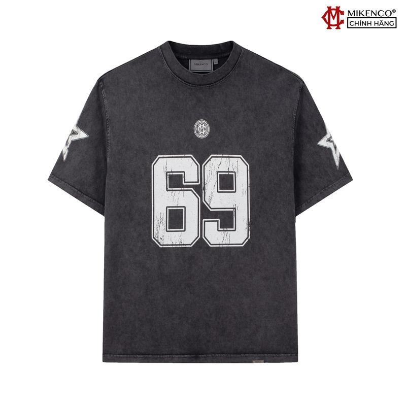Áo phông nam MIKENCO 69 Wash Tshirt