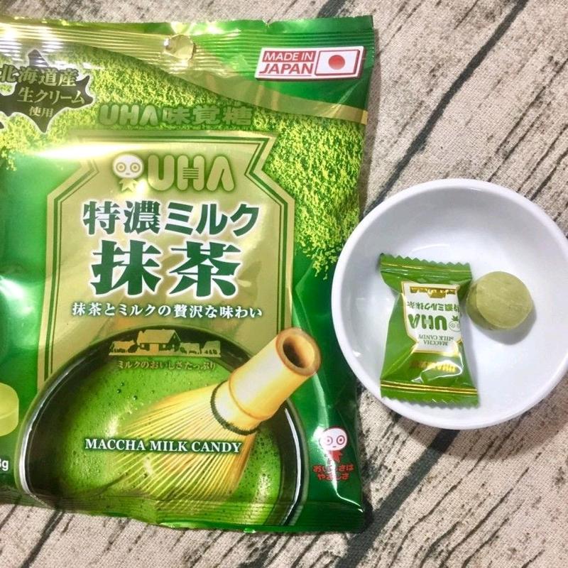 Kẹo Trà Xanh Matcha UHA Nhật Nhập Khẩu . Combo 5 gói , Combo 10 gói , 1 thùng 24 gói . Có giá sỉ