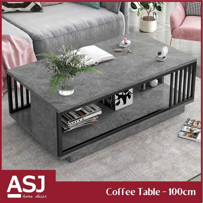 ASJ_Ready stock-Italian Style Coffee Table - Ship from Ipoh - Designed Furniture meja