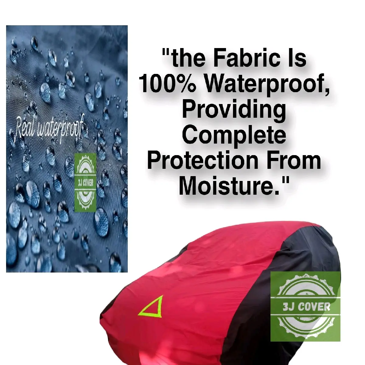 JMC Car Cover - Multicoloured Vent Visors for Vios, Mirage G4, Honda City, Corolla etc. - 100% Waterproof