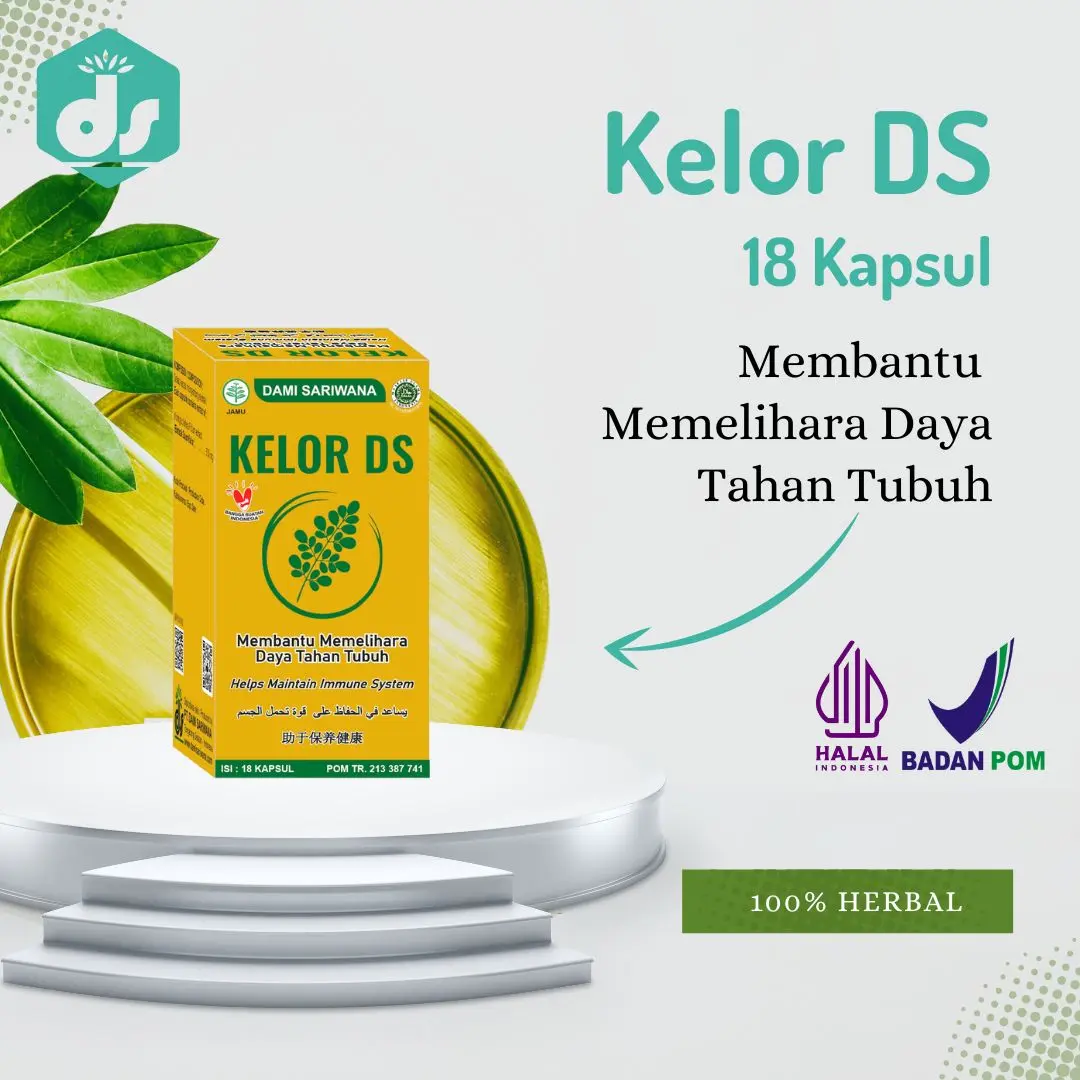 Jamu Herbal Daun Kelor DS 18 Kapsul | Menjaga Kesehatan Daya Tahan Tubuh