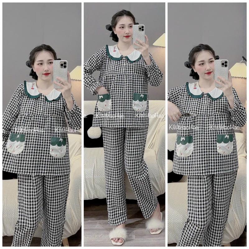 Bộ Kẻ Dâu Dài 2 Công Dụng Mặc Cả Bầu Và Sau Sinh Thoải mái Thai kỳ Váy Bầu Đầm Bầu