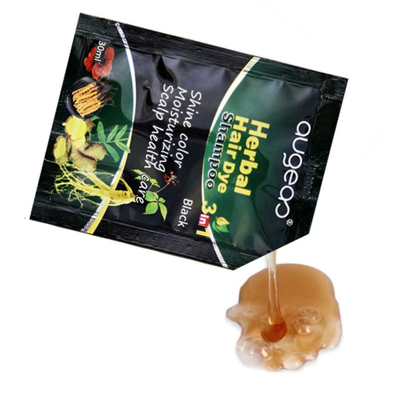 Product Introduction of 【TERSEDIA & COD】30ml Sampo Pewarna Rambut Herbal Plant Menutupi Kesehatan Di Rambut Kulit Q8D4 29