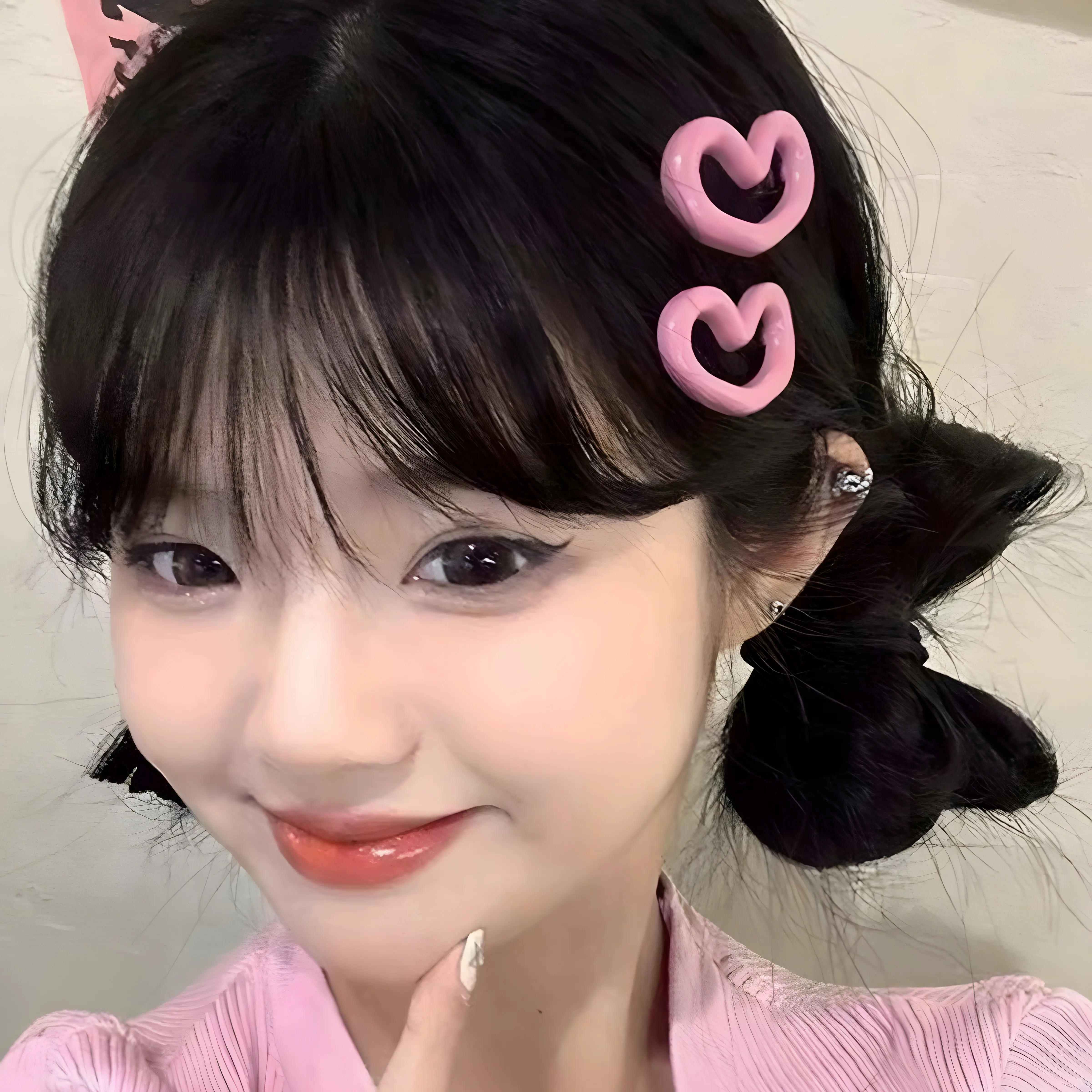 Watch for women Sweet Girlish Heart-shaped Hair Clip Girl's Bangs Side Clip Cute Creative Versatile Hair Accessory