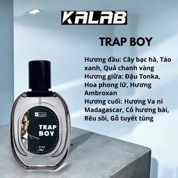 KALABxVINHBANHBO -TRAP BOY Nước Hoa Nam 35ml Lưu Hương 6-8h KALABO Perfume Cosmetic