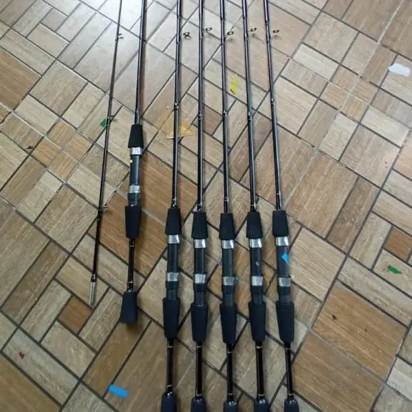 Joran Kolam 8-17lb 150cm sambung tengah fiber solid kekuatan 8kg
