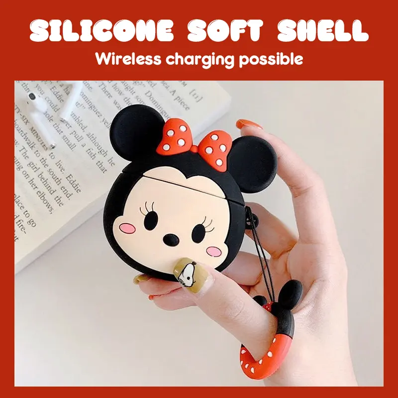 1 SET TWS i12 + CASE Headset Nirkabel Universal i12 TWS INPODS Bluetooth Earphone 3D Kartun Karakter Lucu HIFI Earbud Stereo Karakter lucu TWS Wireless 5