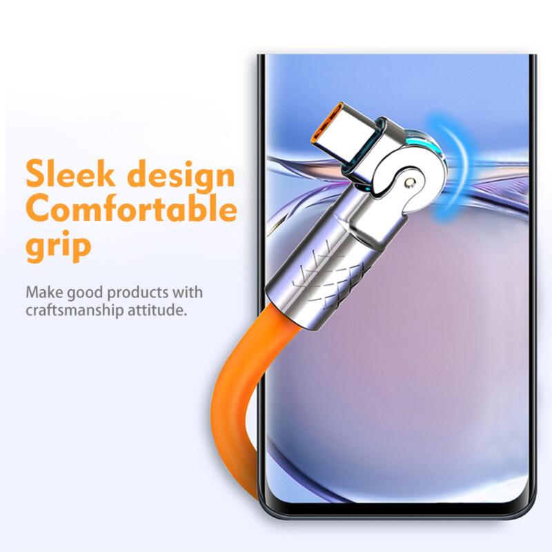 Product Introduction of [ประกัน3ปี]สายชาร์จชาร์จเร็ว type c ios Lightning micro to usb 6A fast charging data cableพร้อมหัวชาร์จ120w Adapter 240wอะแดปเตอร์ ชุดชาร์จ ใช้ได้กับoppo vivo iPhone Android Realme xiaomi sansung สายชาร์จยาว2ม.หมุนได้180องศา สายชาร์จเกมส์ [COD] 17