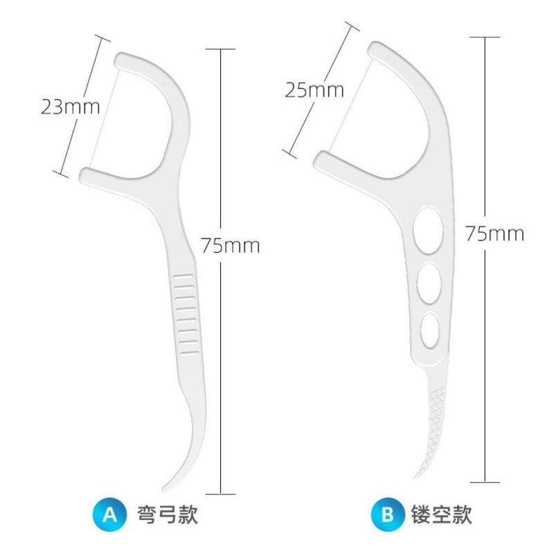 Product Introduction of Hộp tăm chỉ nha khoa - 50 cây tăm, sợi chỉ tơ mảnh, tăm xỉa răng, tiện ích kép 30