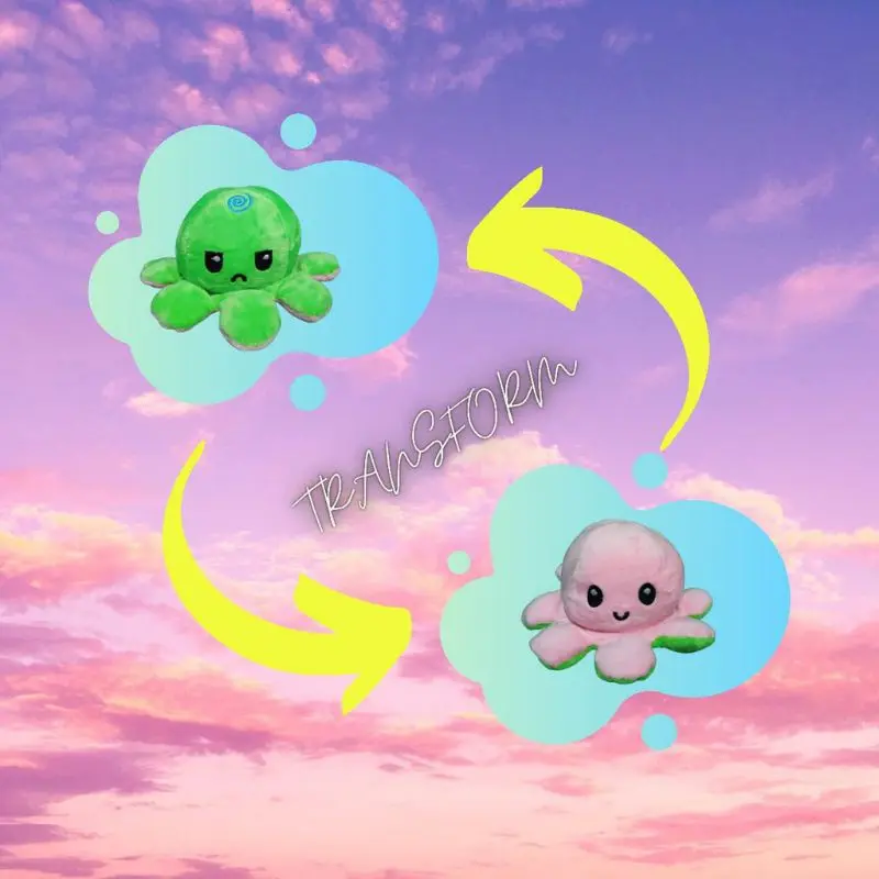 Gurita kcl hjau-pink