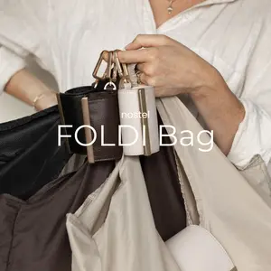 Nostel - FOLDI Keychain Tas 2in1 Tas Belanja Portable Gantungan Kunci Lucu Gantungan Kunci Tas Lipat | Keychain Totebag