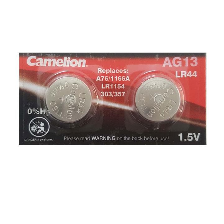  Pin cúc áo 1.5v Alkaline Camelion AG13-LR44-A76   2 viên   