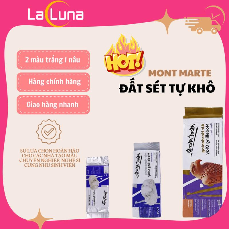 Đất sét tự khô Mont Marte Lalunavn Premium Air Hardening Modelling 0.5-2kg - B83