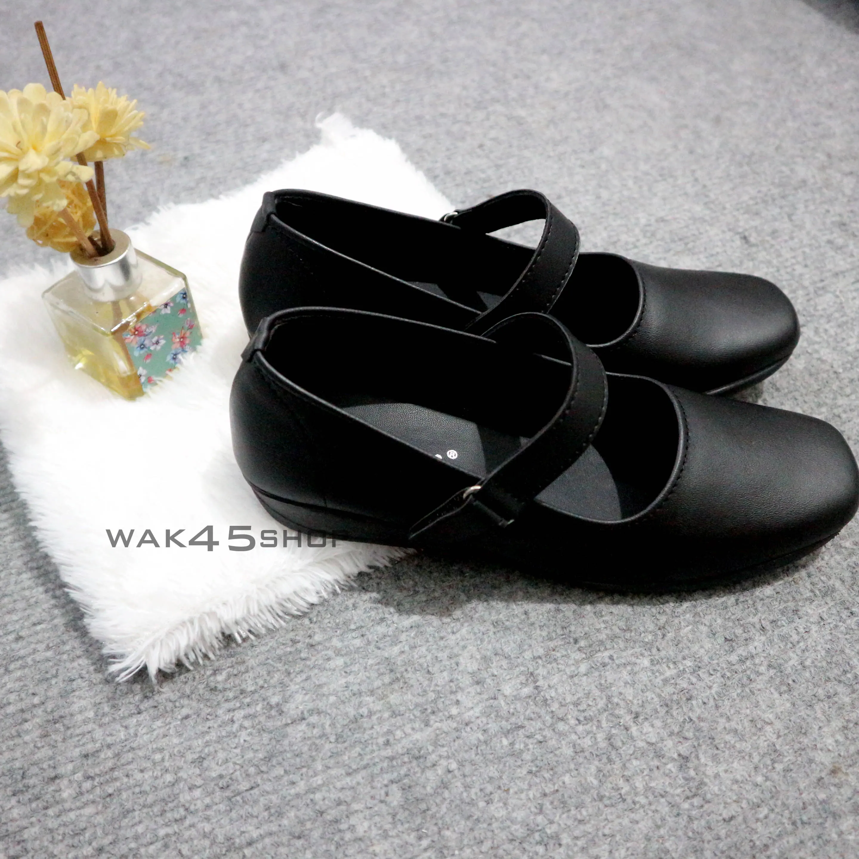 Sepatu wanita paskibra PANTOFEL HITAM FLAT TANPA HAK PASKIBRA 37-40 Kerja Shoes Shoes Kerja