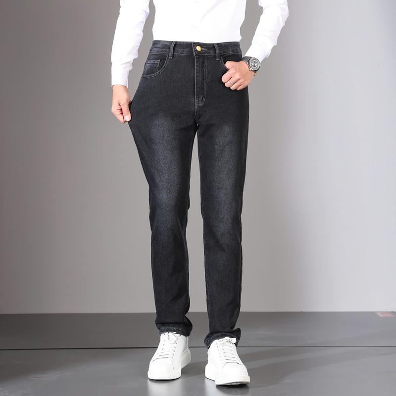 Quần jean nam dài quân jean nam ống đứng MÀU ĐEN XÁM MS DL 21 Menswear Pants Có Túi