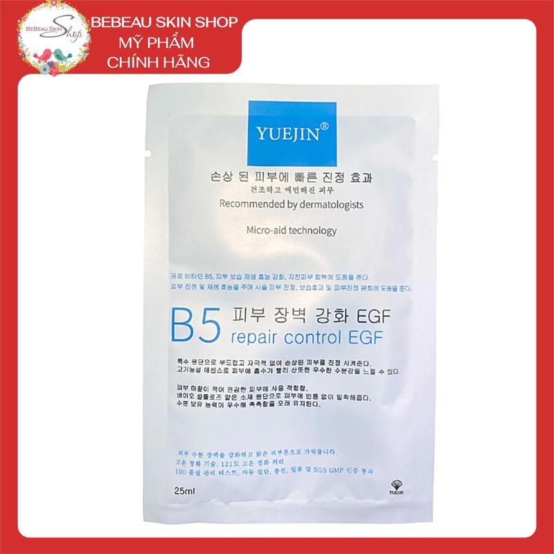 Mặt Nạ B5 YUEJIN Repair Control EGF Phục Hồi Và Cấp Ẩm Cho Da 25ml - Bebeau 0