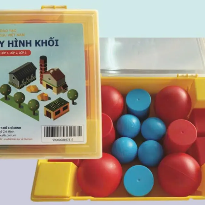 Bộ thực hành thiết bị dạy hình khối (dùng chung cho học sinh lớp 1, lớp 2, lớp 3) 3