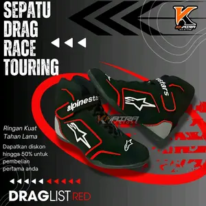 Sepatu balap drag bike race or touring motor terbaru
